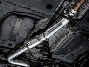 Audi S3 Performance Exhaust - AWE Tuning - Cat-Back Touring with 180 Technology® - Chrome Silver - `22-`24
